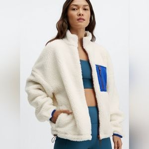 NWT Fabletics Rylan Sherpa Jacket
